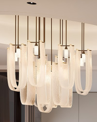 Glacial Spectra Chandelier