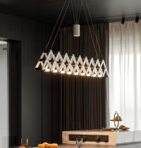 Kinetic Lattice Pendant Light
