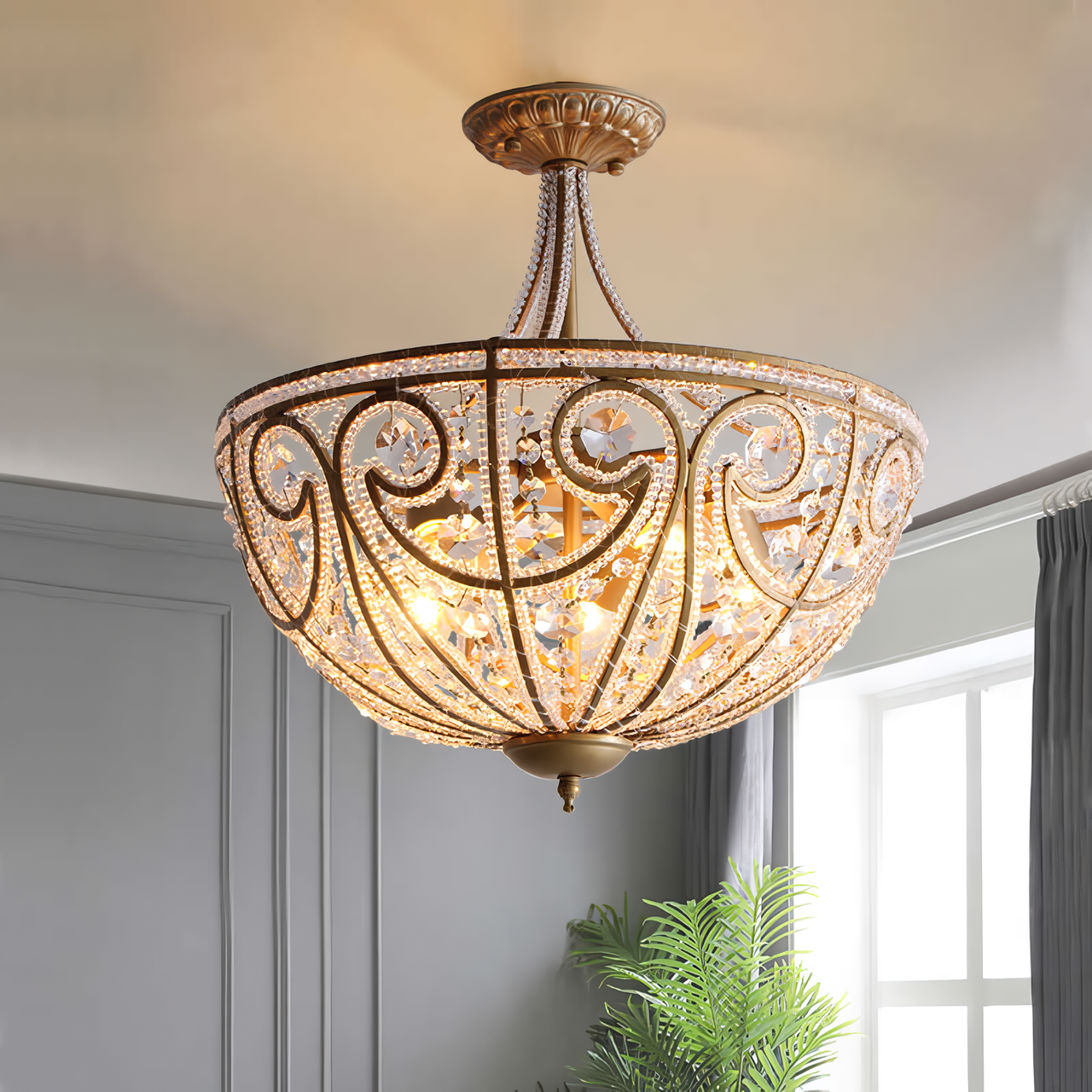 Akasya Flush Mount Lamp