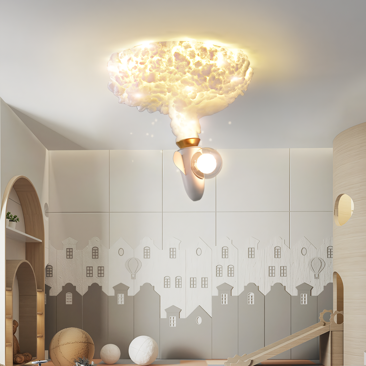 Rocket Ceilling Lamp (PO639)