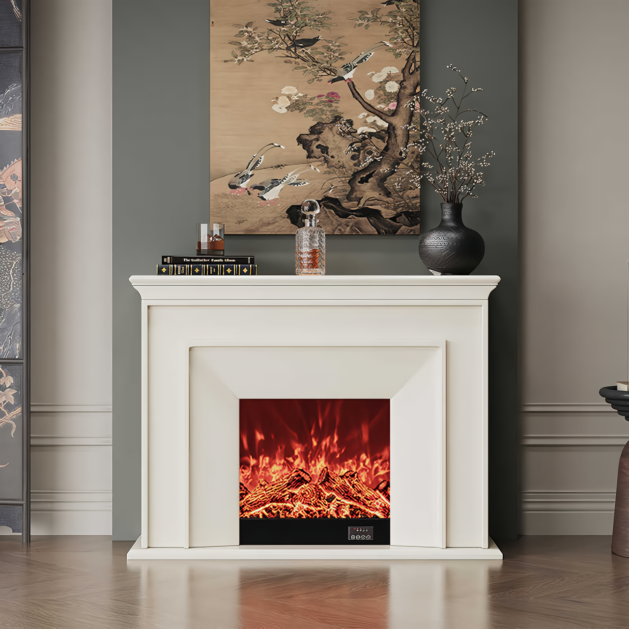 Retro Digital Fireplace