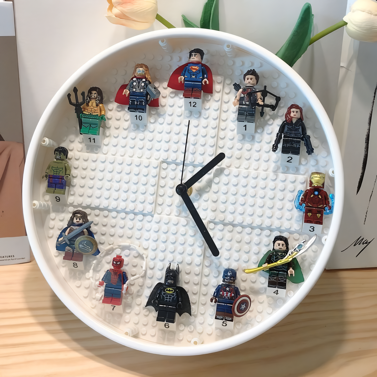Lego Minecraft Wall Clock (PT184)