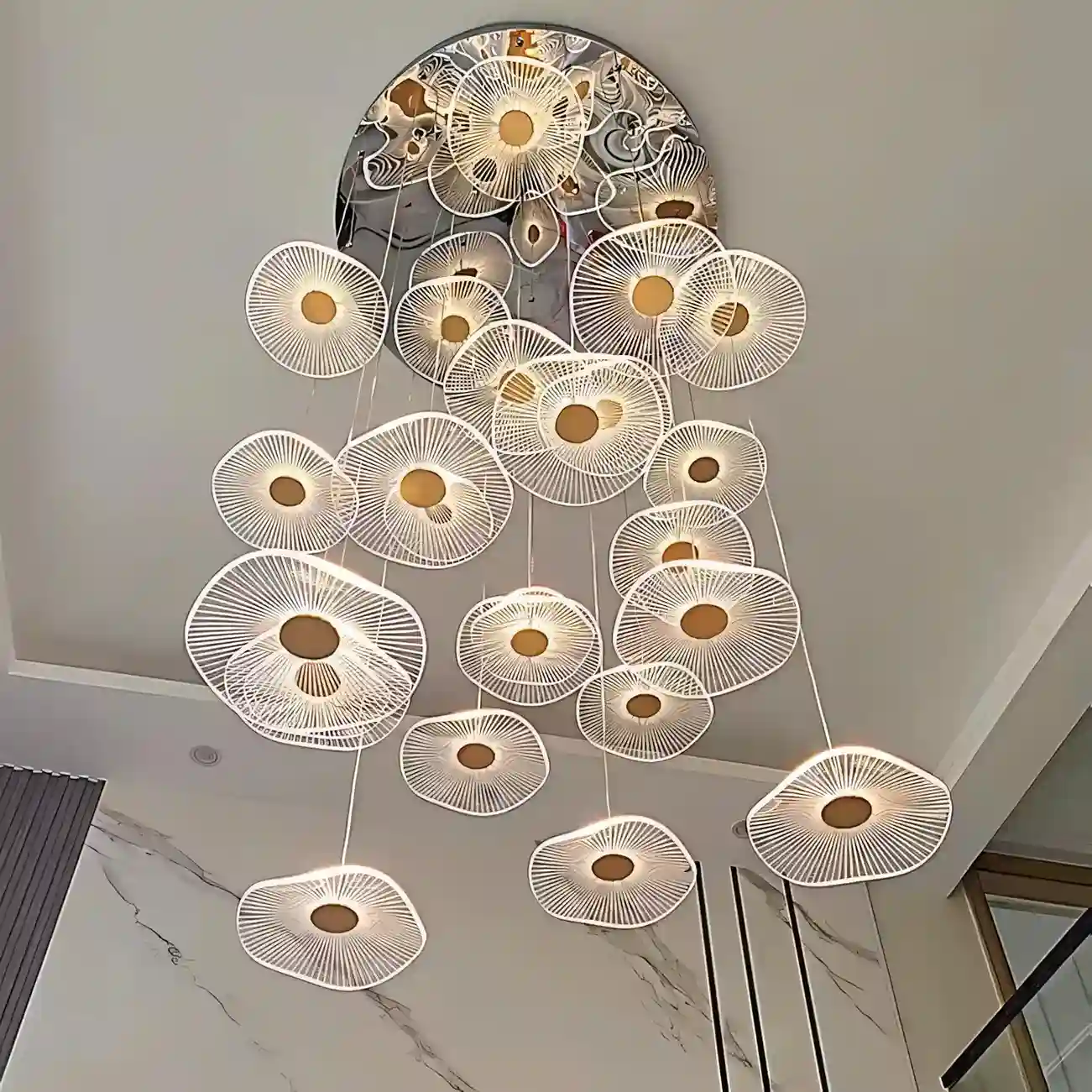 Lotus Whisper Chandelier