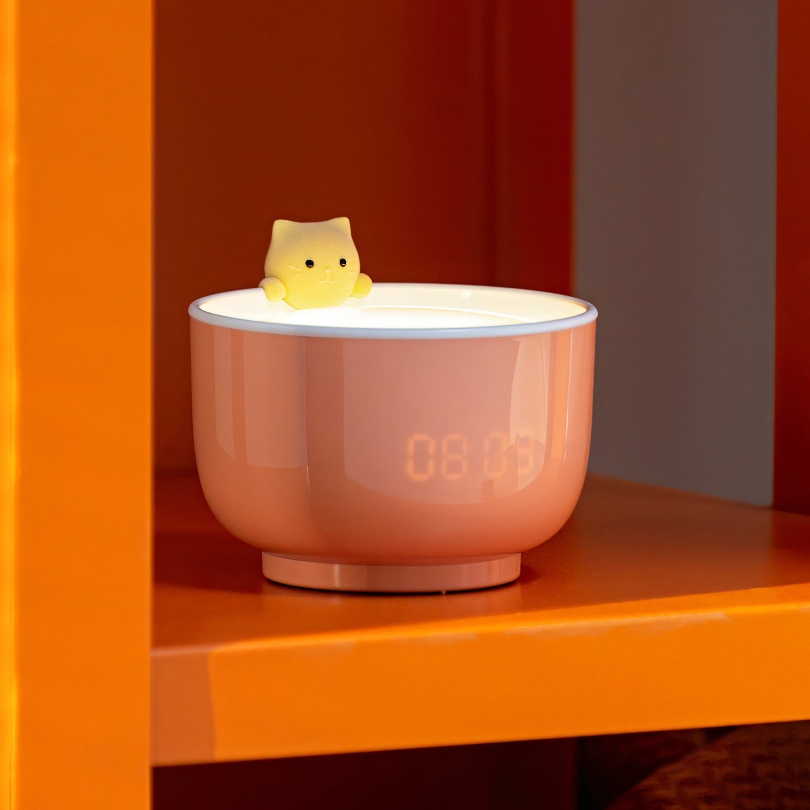 Cat Bowl Alarm Clock (PT148)