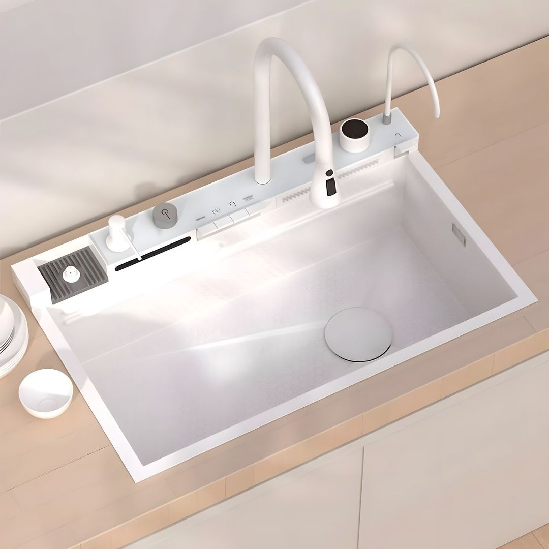 White Stainless Sink (HD82)