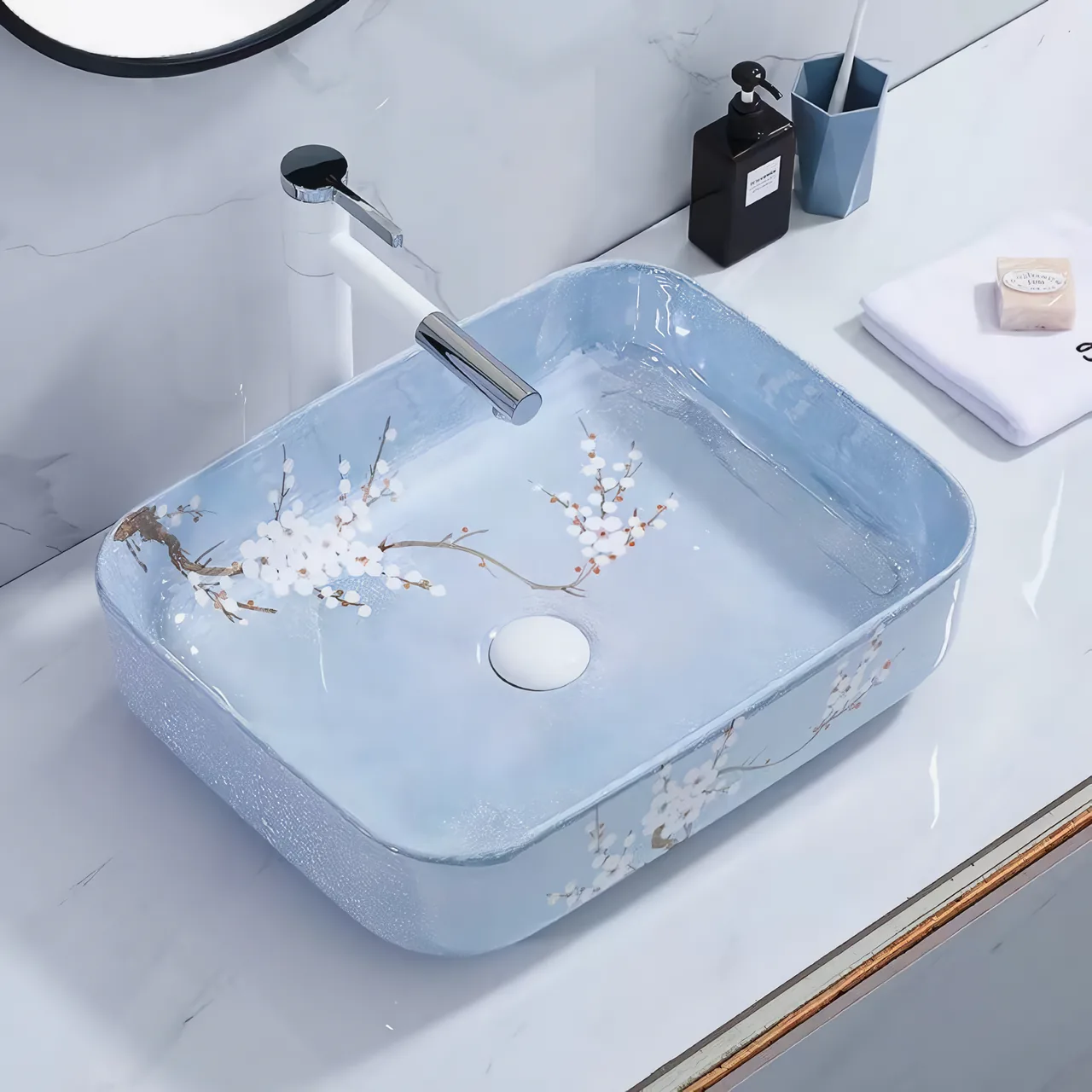 Blue Sakura Basin Set (HD48)