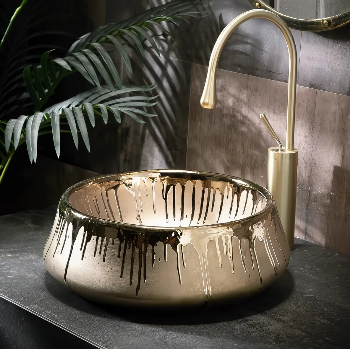 Gold Melted Basin