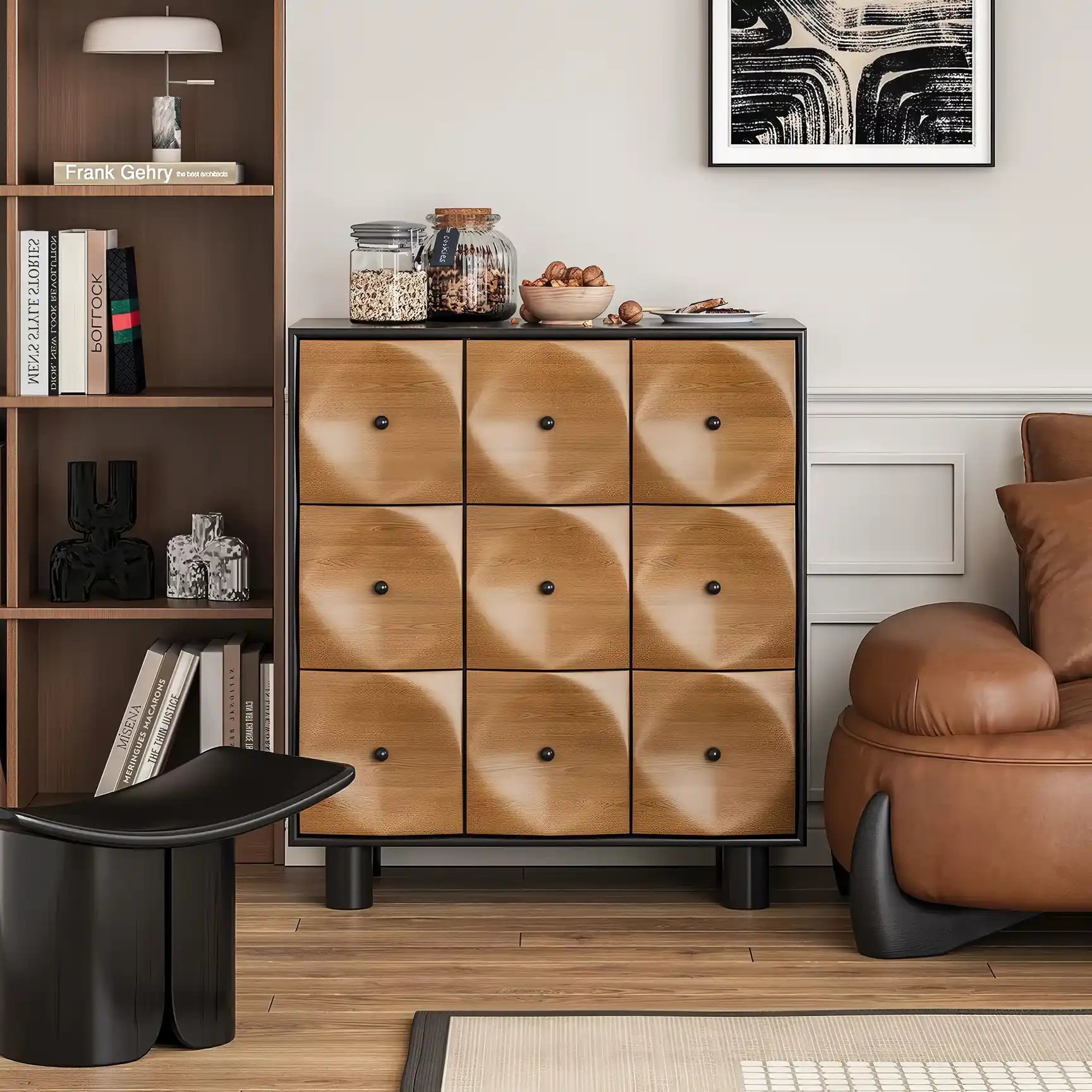 Cayenne Wooden Storage Cabinet
