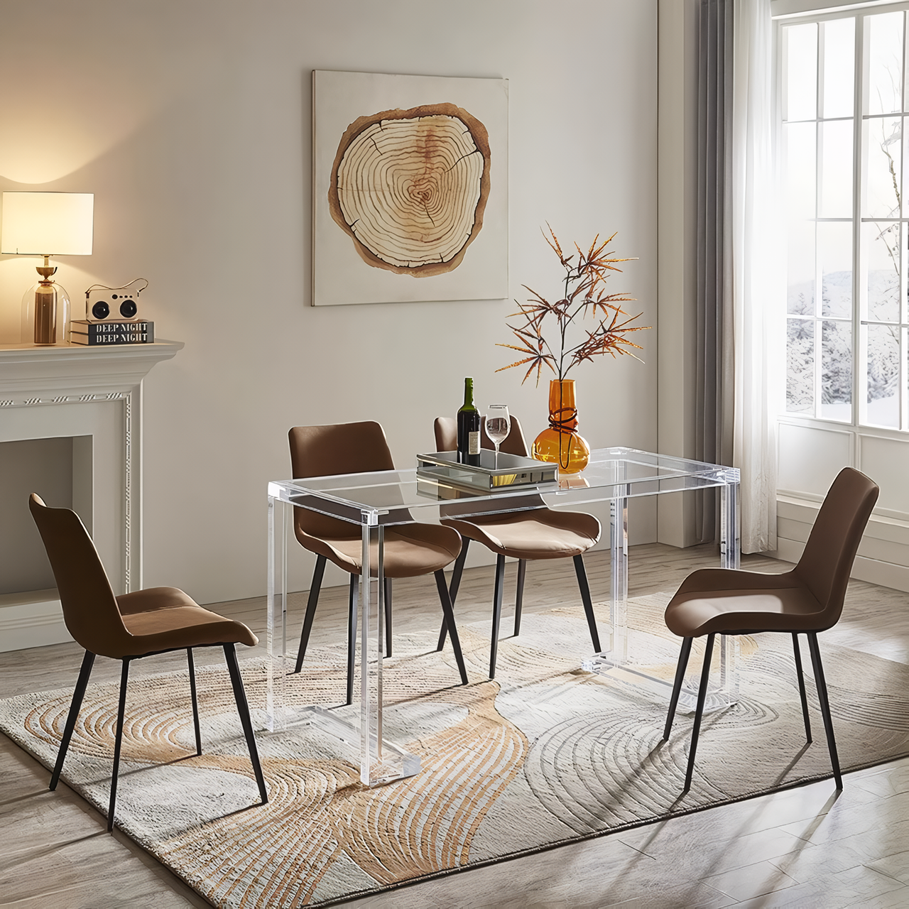 Clear Acrylic Table 