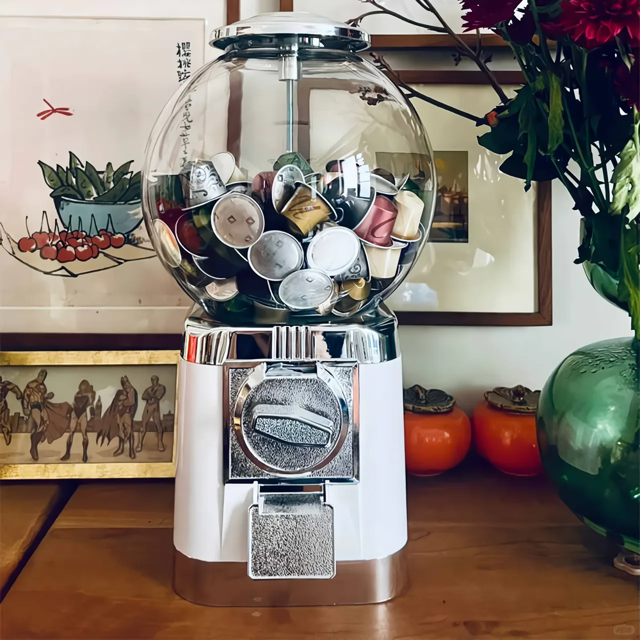 Retro Coffe Capsule Machine (PT152)